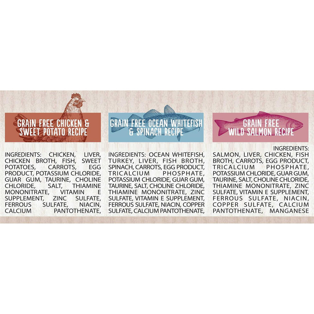 Grain Free Wet Cat Food Pate Variety Pack W208546