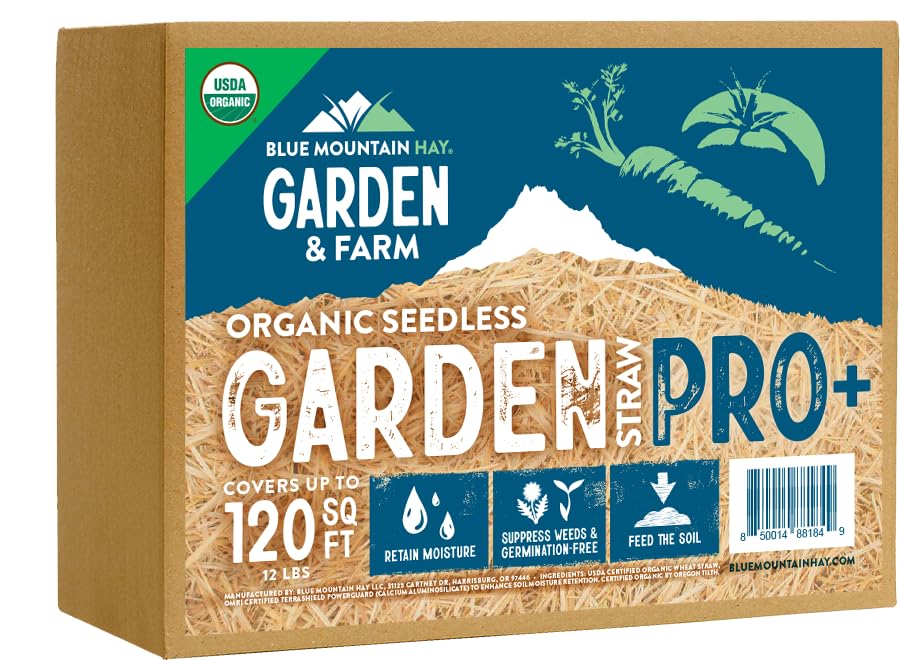 120 sq. ft. Organic Straw Mulch Cover V54436