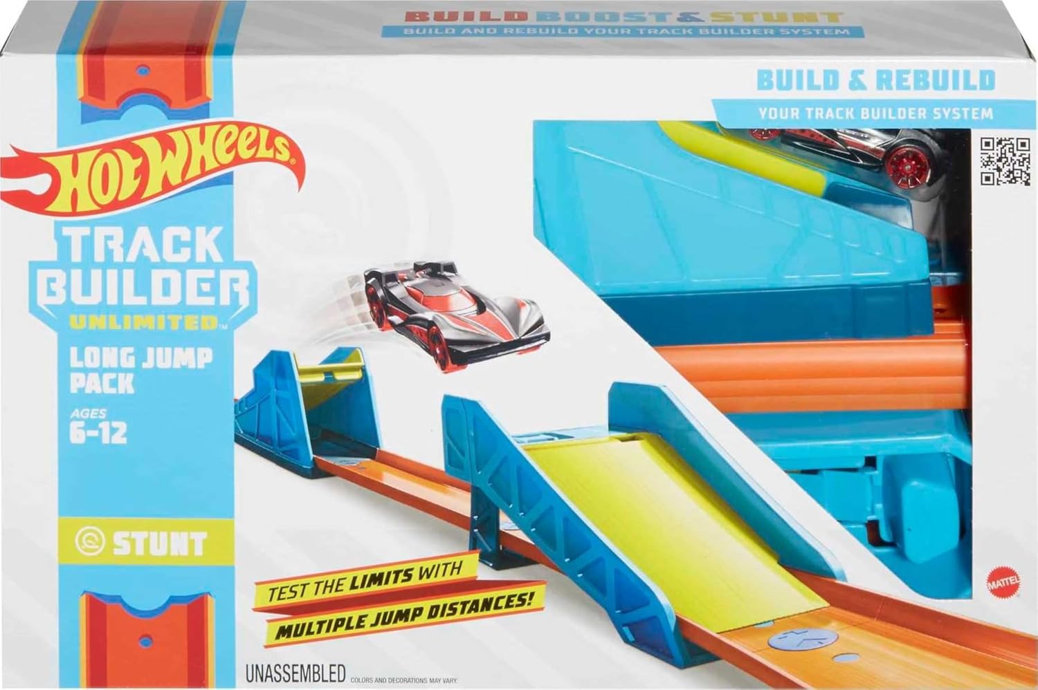 13 Component Parts 1:64 Scale Toy Car Track Set E51704