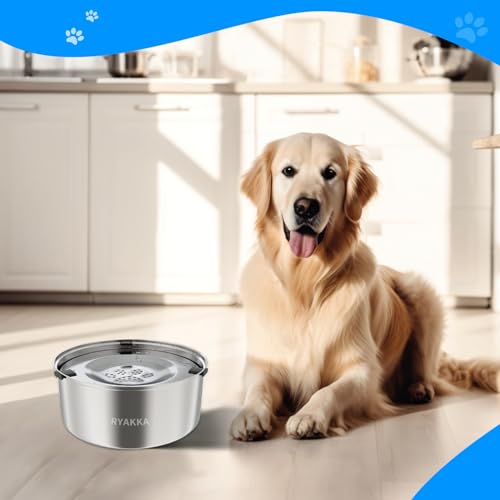 No Spill Stainless Steel Dog Water Bowl P863