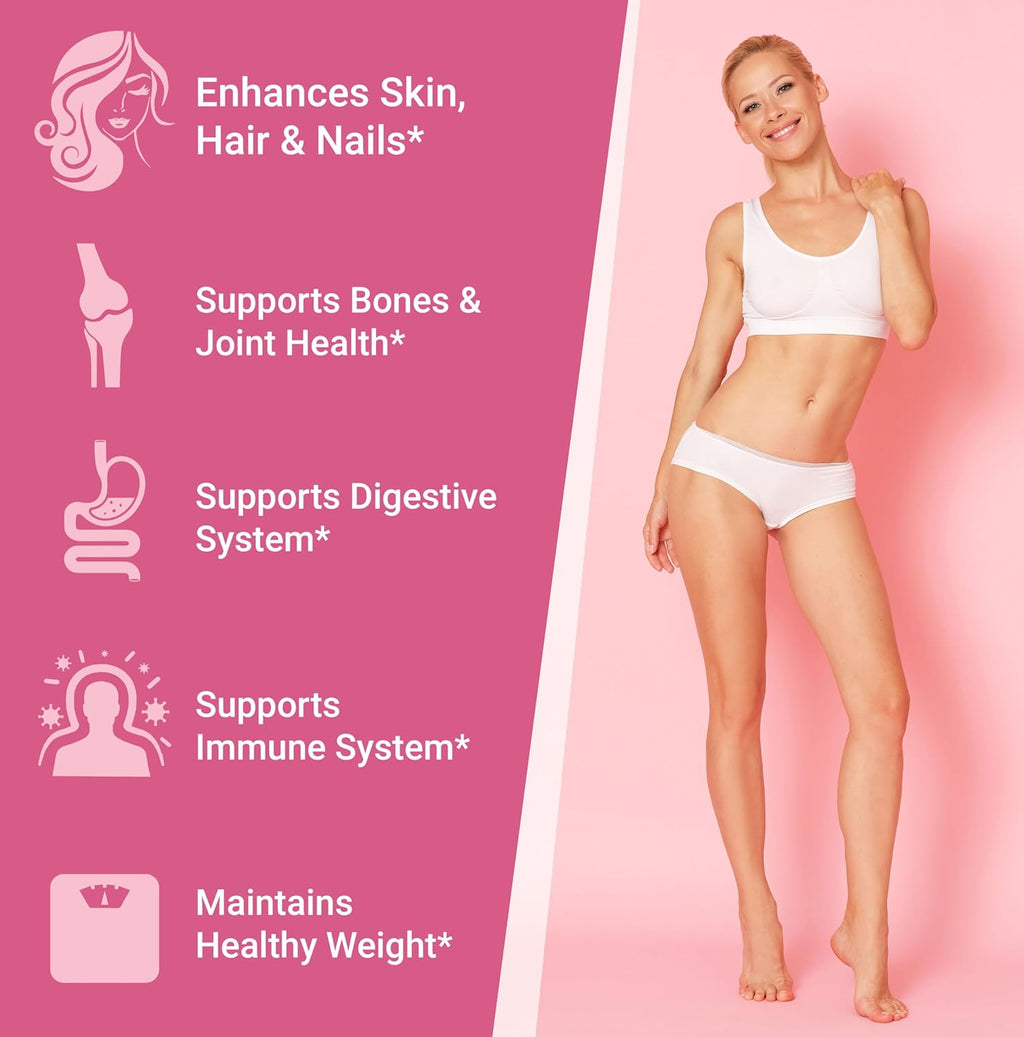 Hydrolyzed Collagen Peptides Powder, Grass-Fed, Types I & III, Unflavored, 35 Servings A511
