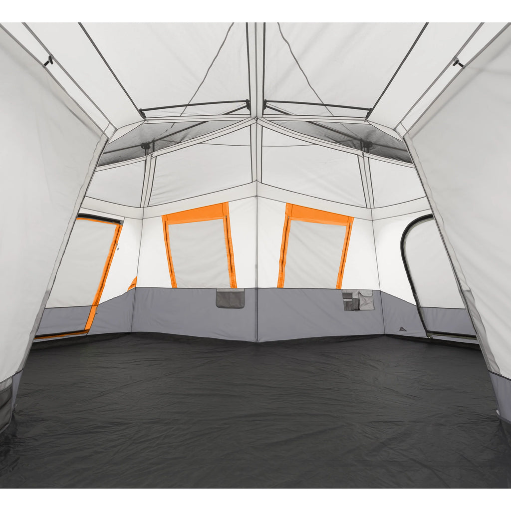 12-Person 3-Room Instant Cabin Tent with Screen Room F388