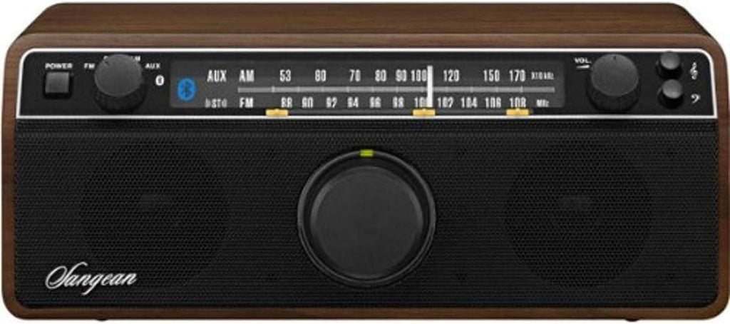Dark Walnut AM/FM/Bluetooth Stereo Radio W9443