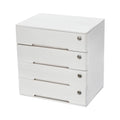 4 Drawers Wood Storage Box with Lockable Drawers X3689