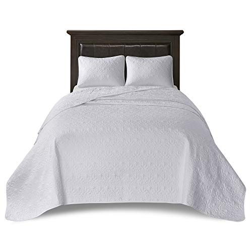 Cream King 3 Piece Reversible Quilt Set X93128