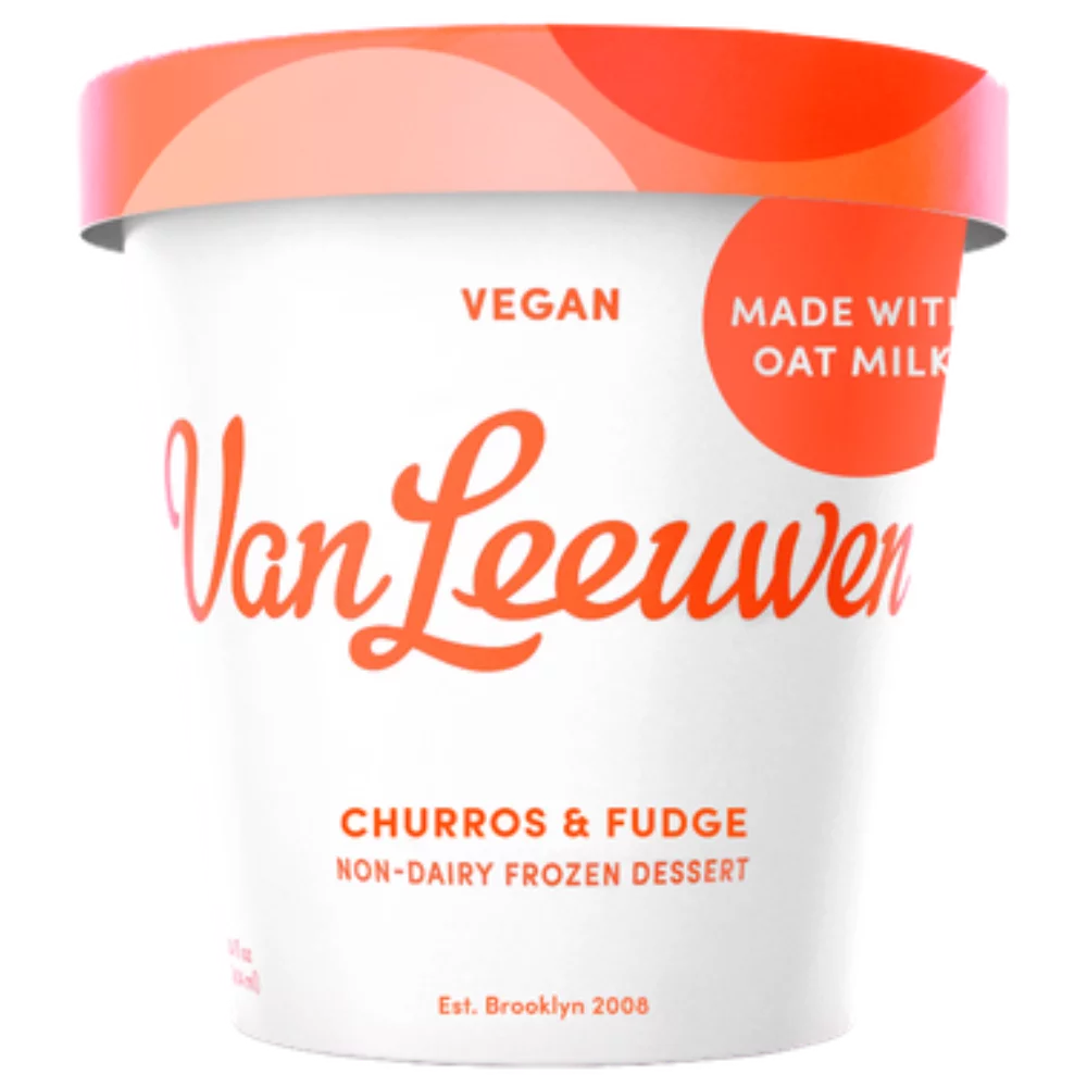 Oat Milk Churros & Fudge Ice Cream Pint (6 Count) V29603