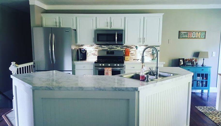 White Faux Marble Granite Film Roll H6641