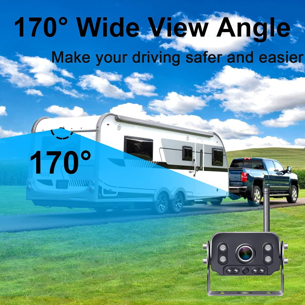 7 Inch HD 1080P Wireless Backup Camera with DVR Monitor H48292