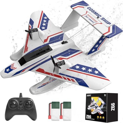 Amphibious Tri-Phibian Aircraft RC Plane with 2 Batteries Z26278