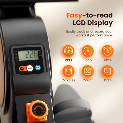 Magnetic/Water Rowing Machine with 16 Resistance Levels, LCD Monitor Y3264