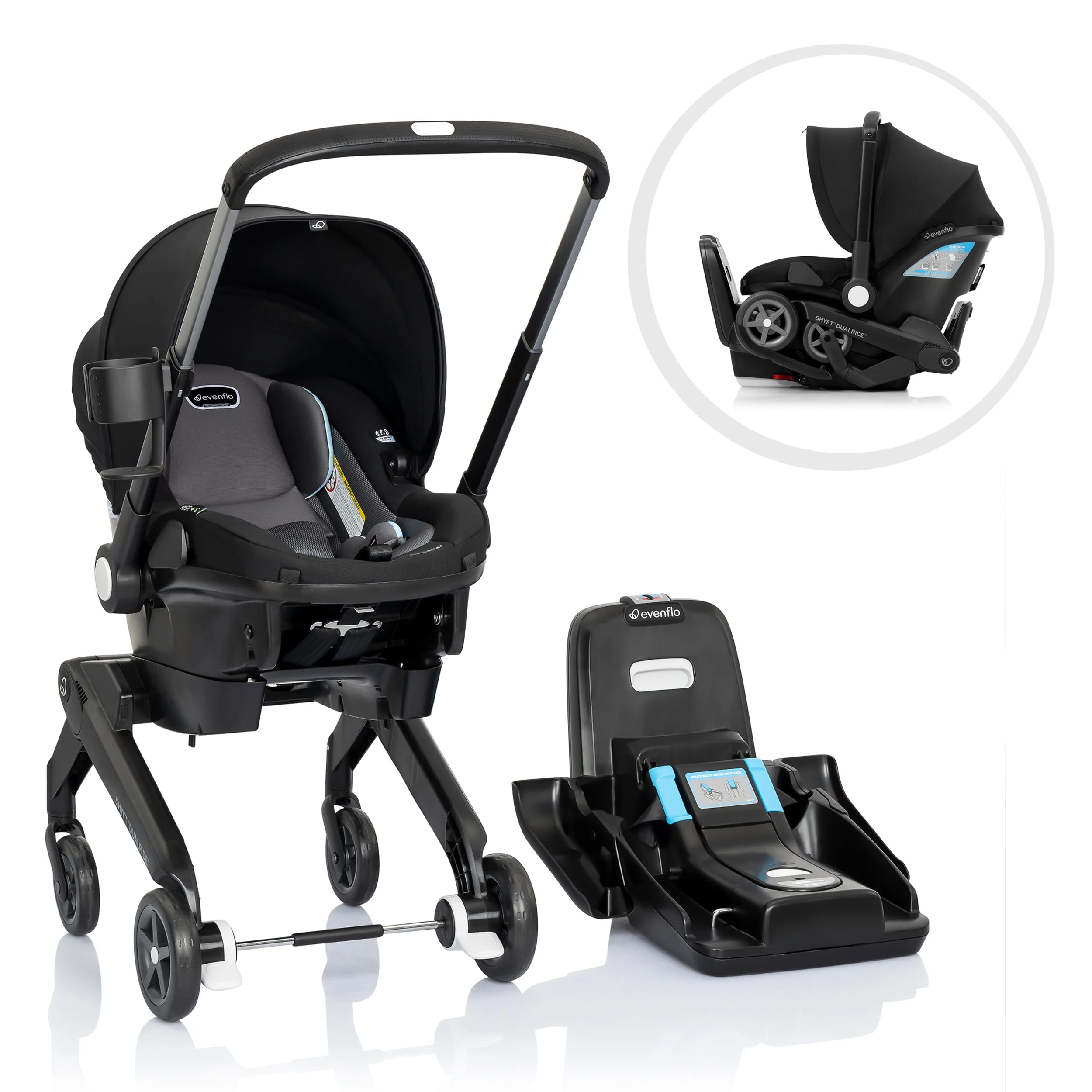 Infant Car Seat and Stroller Combo (Beaufort Black) F394