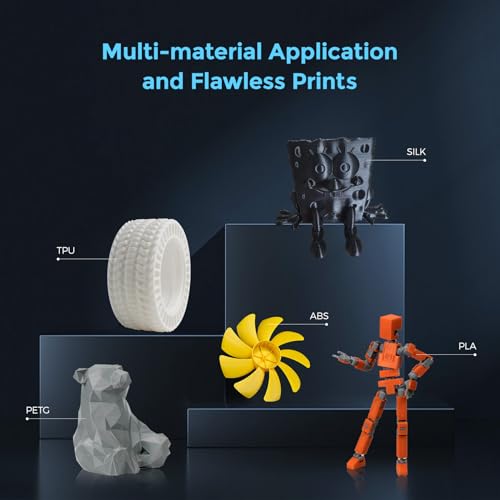 FDM 3D Printer, 600mm/s High Speed, Print Size 220×220×220mm H62423