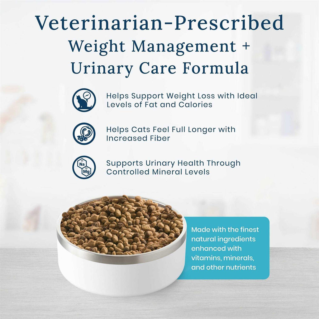 Natural Veterinary Diet Weight Management Urinary Care Dry Cat Food P6153
