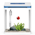 2 Gallon Glass Self-Cleaning Small Fish Tank P30107