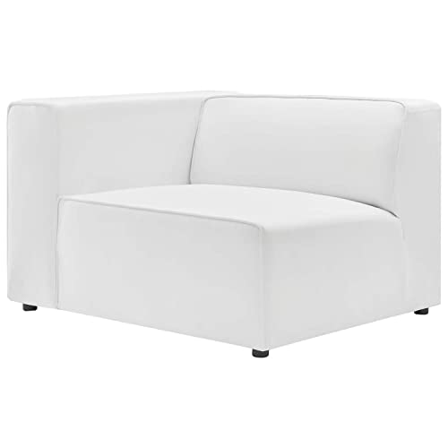 White Vegan Leather 5-Piece Sectional Sofa L843591