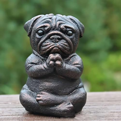 Large Meditation Sitting Dog Statue C6392