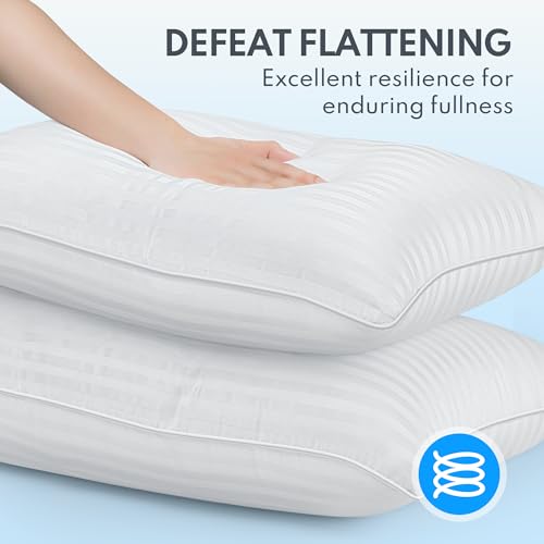 King Size Bed Pillows Set of 2 Cooling Microfiber Pillows P1958