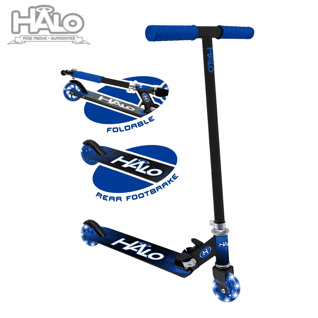 Blue 100mm Wheel Inline Scooter F150847