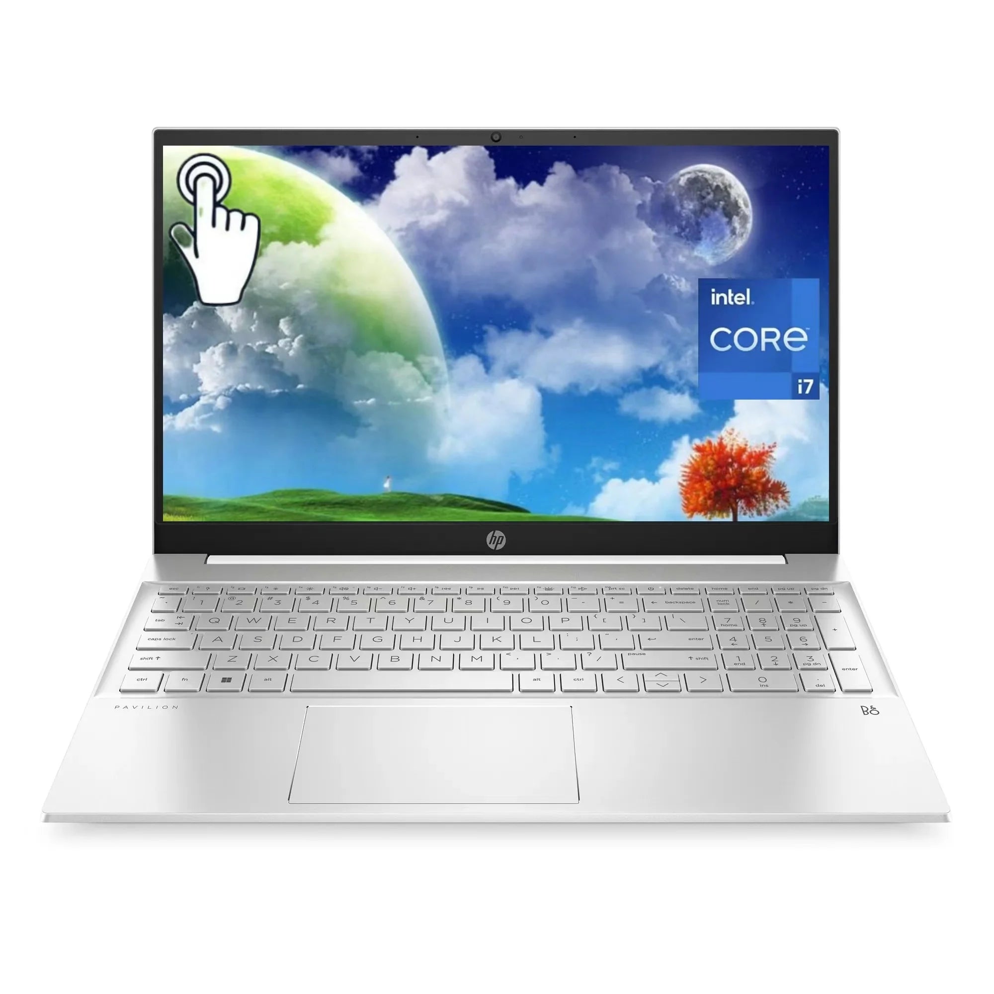 15.6" FHD Touchscreen Laptop, Intel Core i7, 16GB RAM, 1TB SSD, Windows 11 Pro White L7830