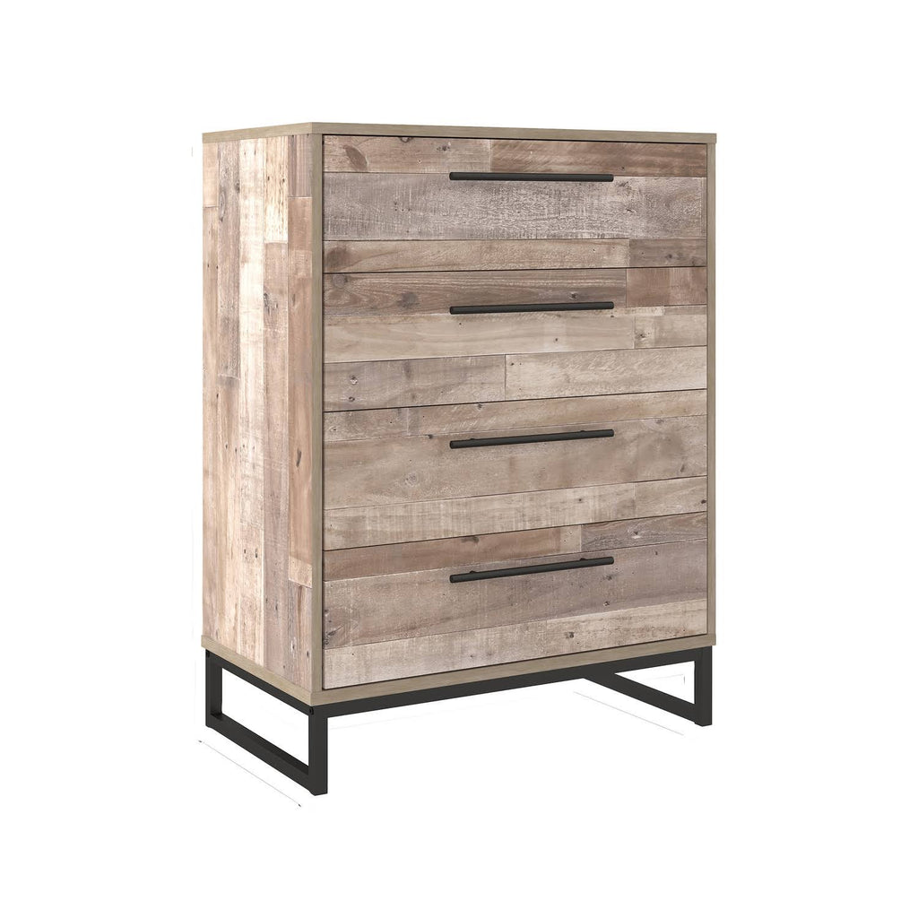 Whitewash 4-Drawer Chest S57767