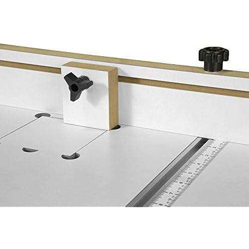24 in. x 12 in. Drill Press Table with Adjustable Fence and Stop Block Y70929