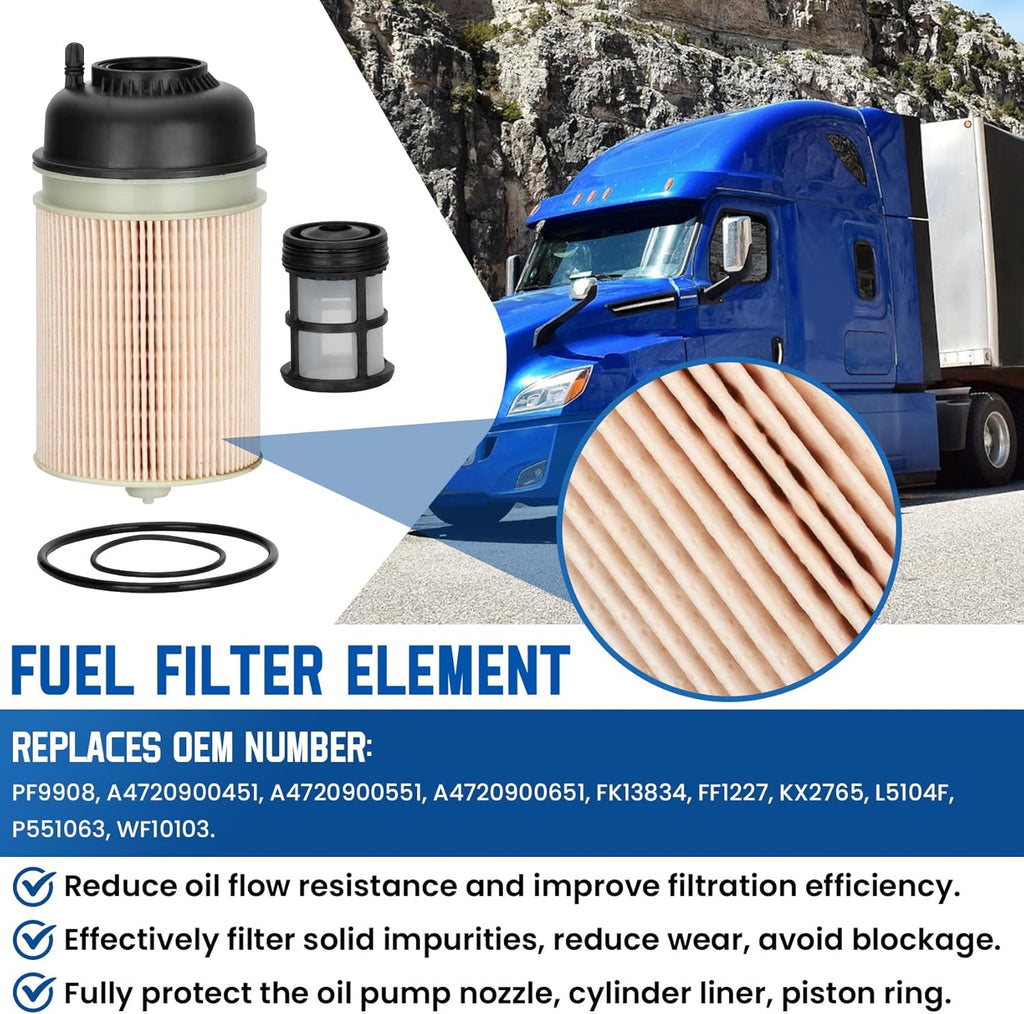 Filter Kit including Oil Filter, Fuel Water Separator and Fuel Filter Element V1916