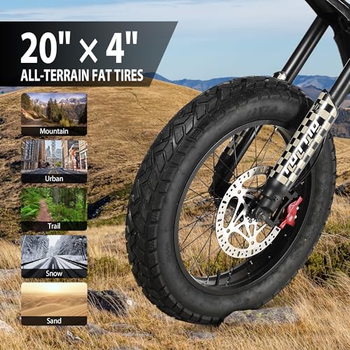 60V 20" Fat Tire Electric Motorcycle Z68820