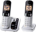 2-Handset Landline Telephone with Answering Machine J916