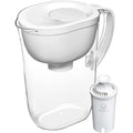 Large 10-Cup Water Filter Pitcher with 1 Standard Filter, White D120644