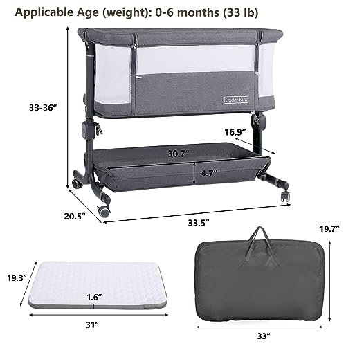 Portable Baby Bassinet with Carry Bag, Pink J86586