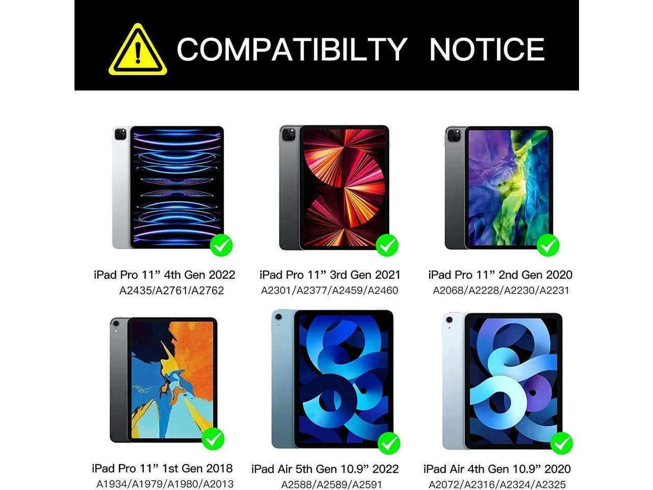 Magnetic Keyboard Case for iPad Pro 11 inch 4th 3rd 2nd 1st Gen 2022 2021 2020 2018, iPad Air 5 Air 4 10.9 2022 2020 with Pencil Holder, Backlit, Trackpad L7198