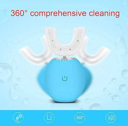 Pink Ultrasonic U Shaped Automatic Toothbrush I323433