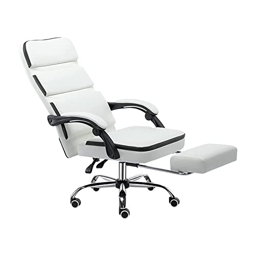 Ergonomic Office Chair with Adjustable Tilt Angle and Retractable Footrest F62552