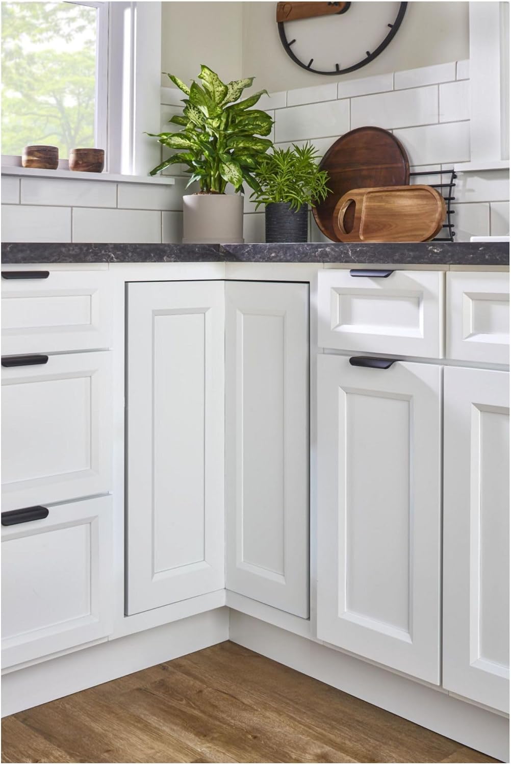 24" White Lazy Susan Shelf W754