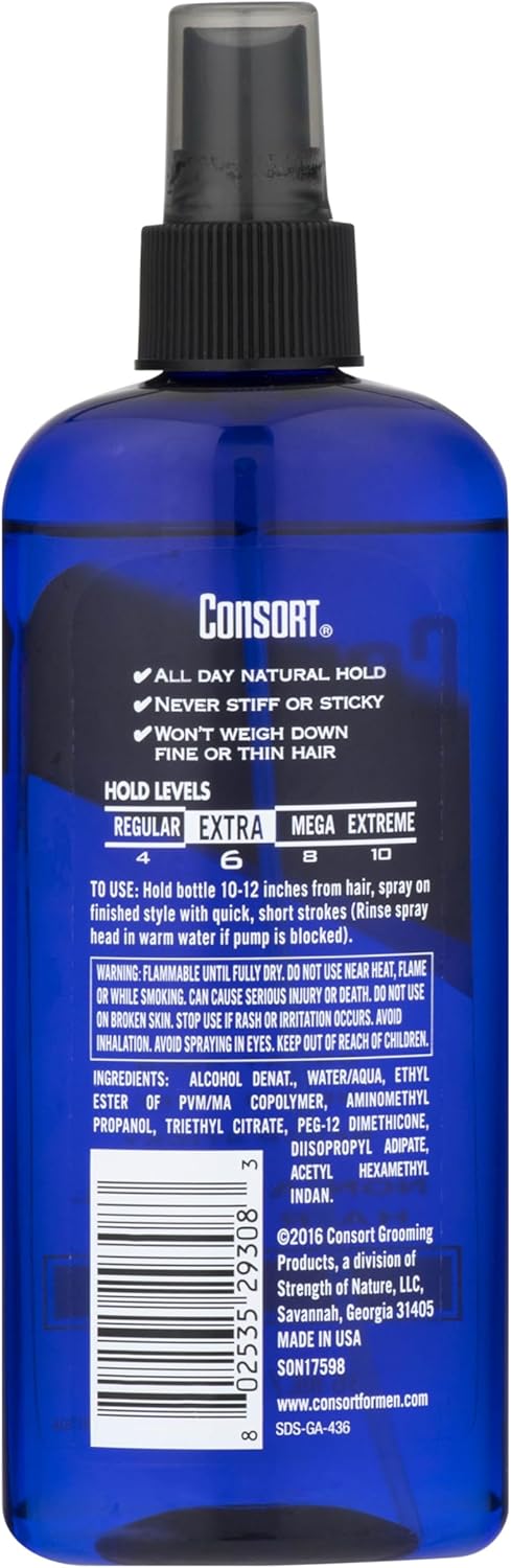 Unscented Extra Hold Non-Aerosol Hair Spray 8 Oz (Pack of 11) A523128
