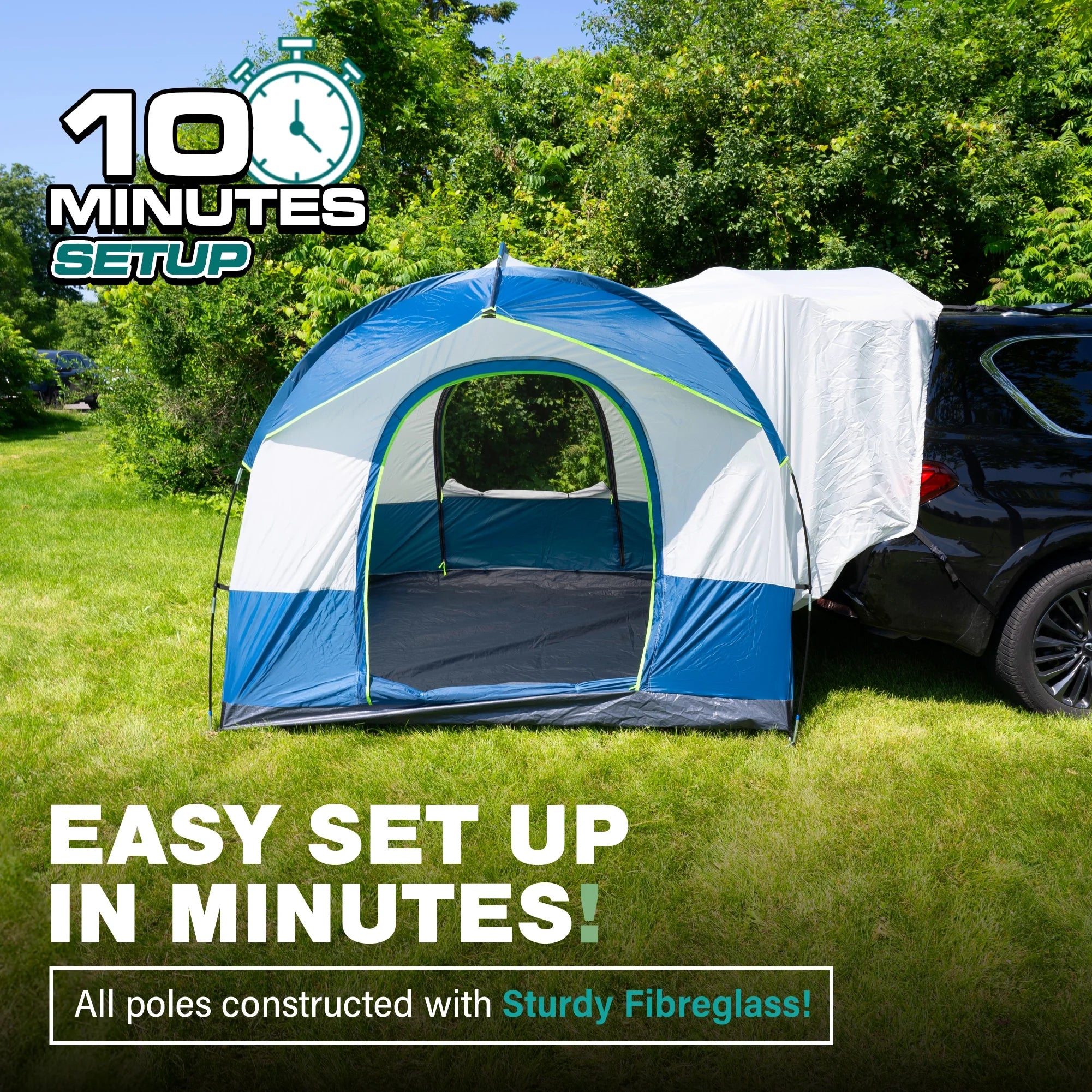 8-Person Camping Tent with Rainfly and Storage Bag G146495