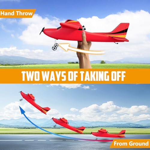 Red 2.4GHz Remote Control Airplane N9703