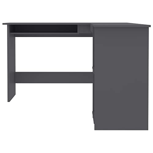 L-Shaped Corner Desk Sonoma Oak 47.2"x55.1"x29.5" Engineered Wood I330