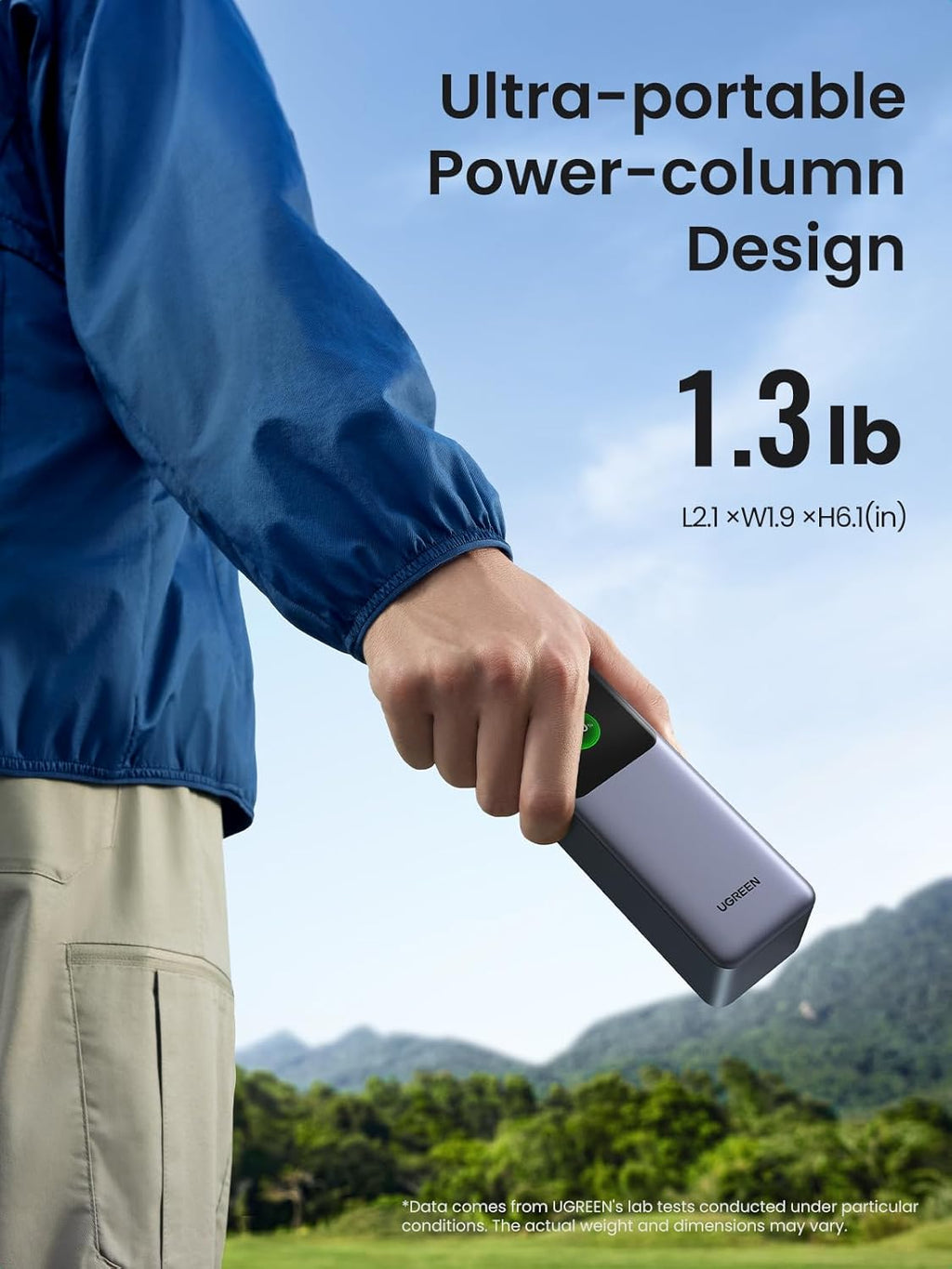 25000mAh 200W Portable Charger with TFT Display V786
