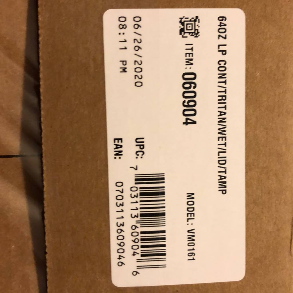 64oz Low-Profile Container X598
