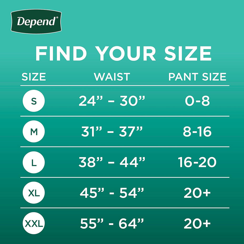 Small Blush Disposable Maximum Adult Incontinence Underwear 32 Count I99888