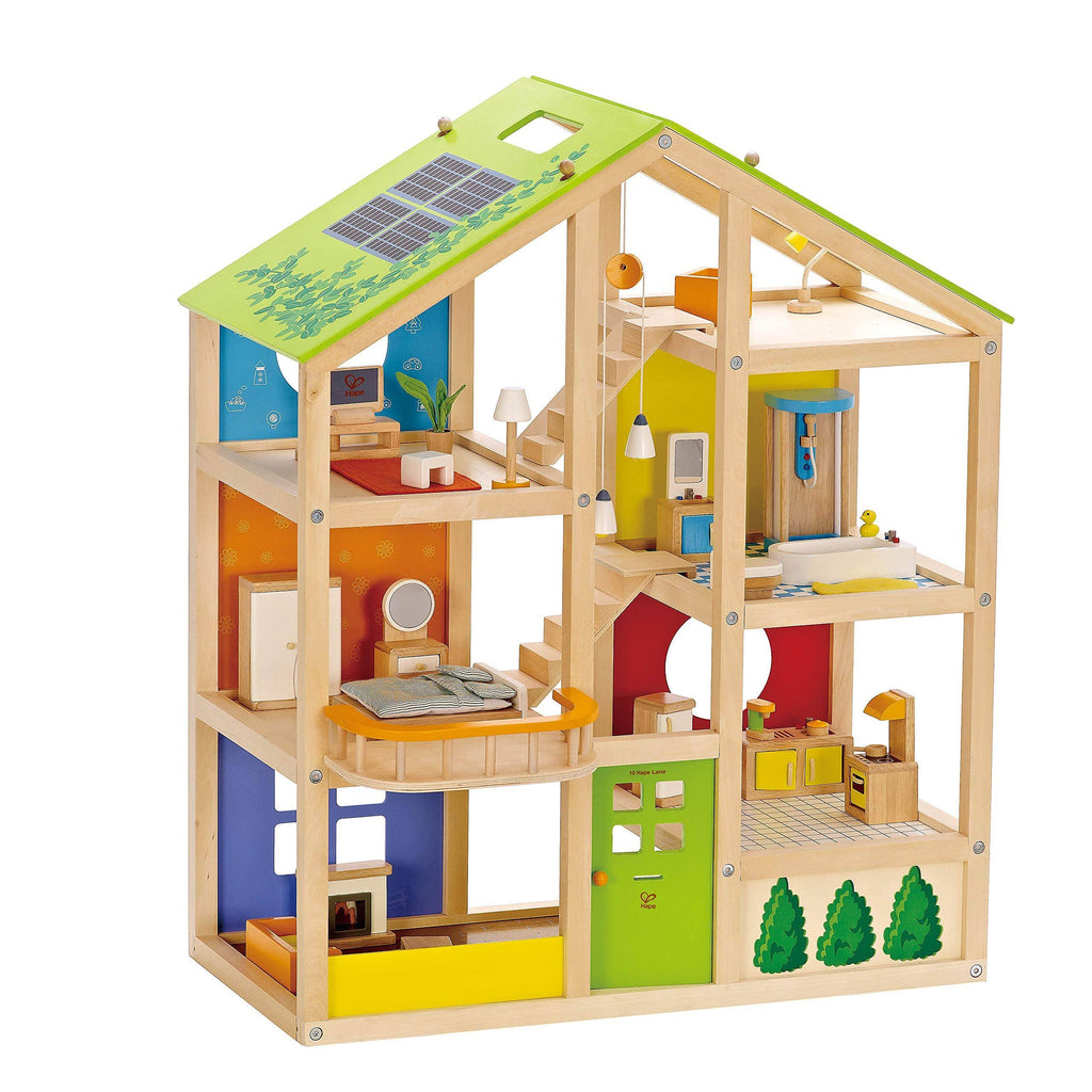 3 Story Wooden Dollhouse N288405