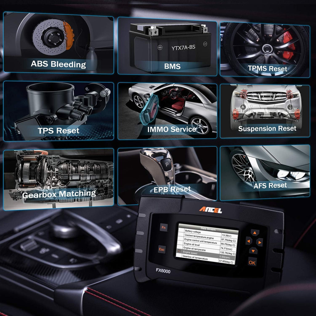 OBD2 Scanner with All System Diagnostic Scan Tool H4763