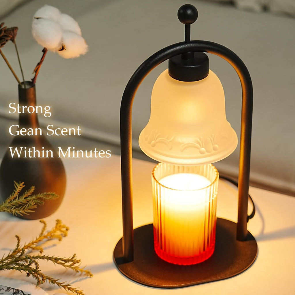 Candle Warmer Lamp with Timer, 2 Bulbs, Dimmable B28729