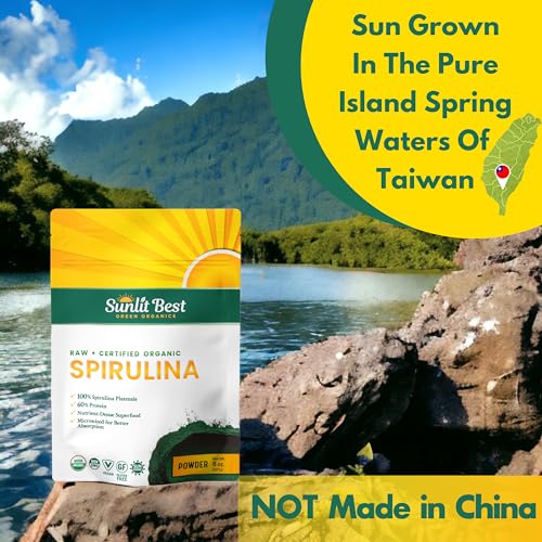 USDA Organic Spirulina Powder, 8 oz K296