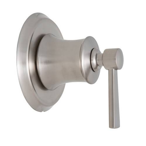 Brushed Nickel Valve Trim with Metal Lever Handle M12307