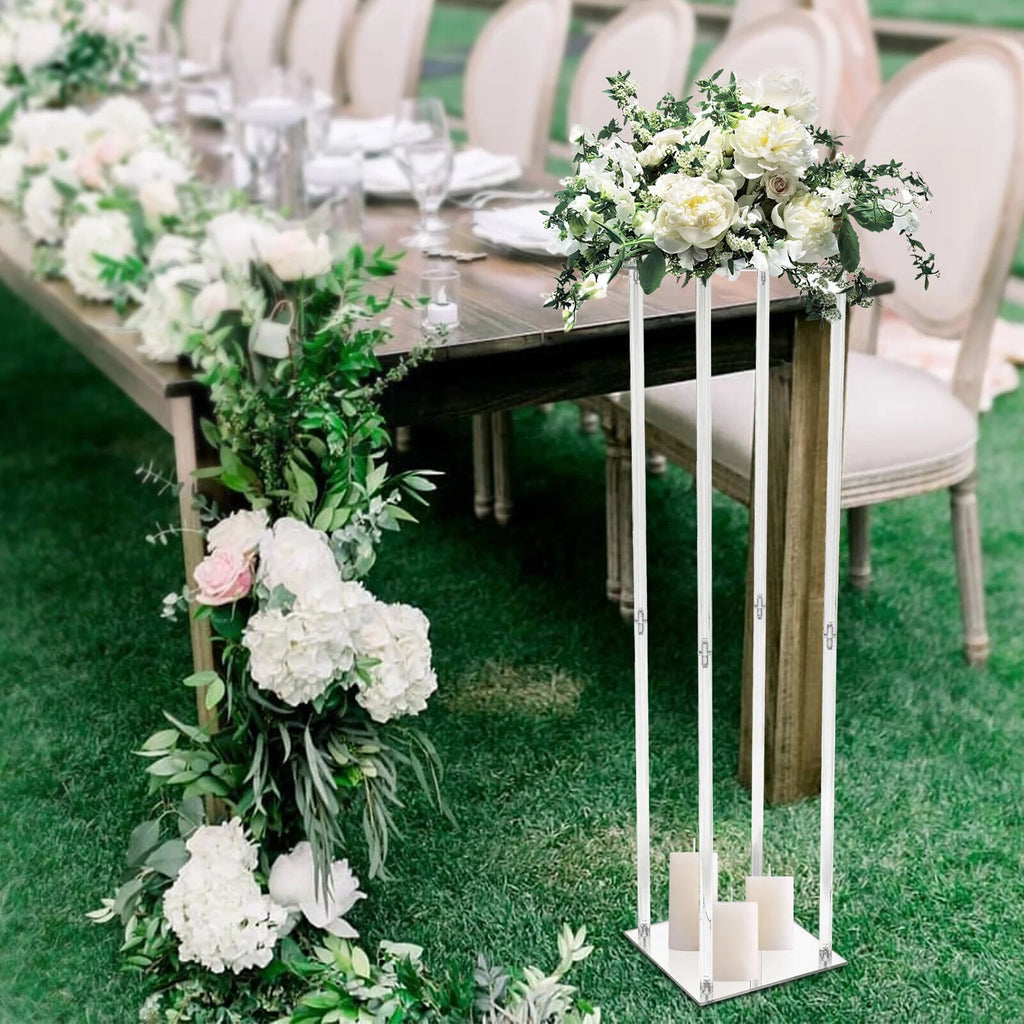 Clear Acrylic Flower Stand Z8748