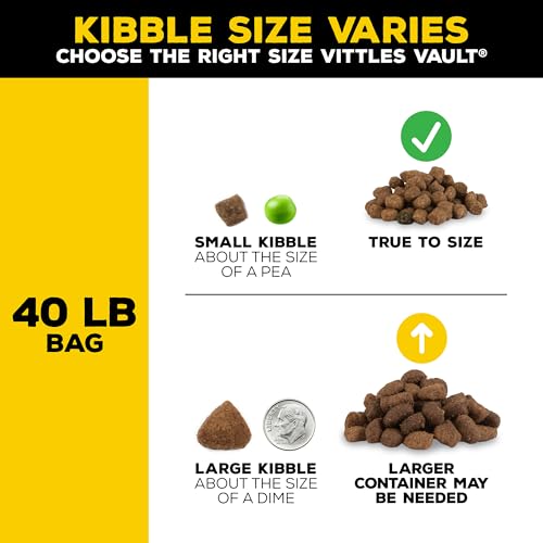 Stackable Dog Food Storage Container, 60 Pounds A6341