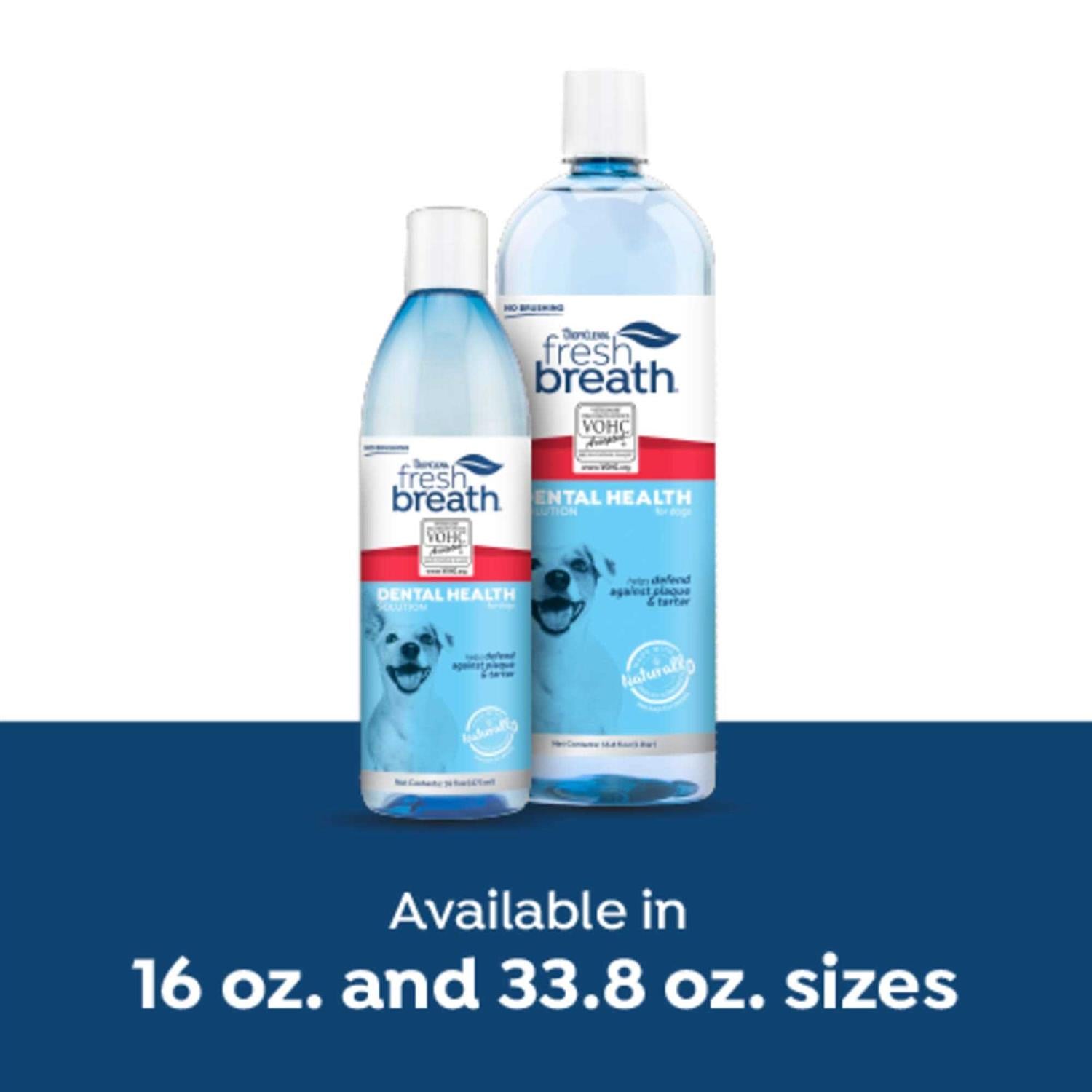 TropiClean Fresh Breath Dog Dental Health Solution J878