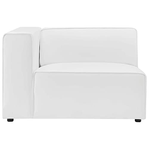 White Vegan Leather 5-Piece Sectional Sofa L843591